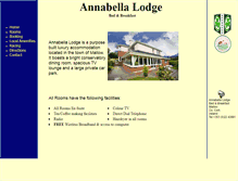 Tablet Screenshot of annabellalodge.com